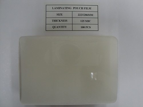 125 mic laminating pouch letter size