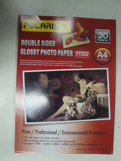 Polaris Double sided photo paper 210 gsm A4
