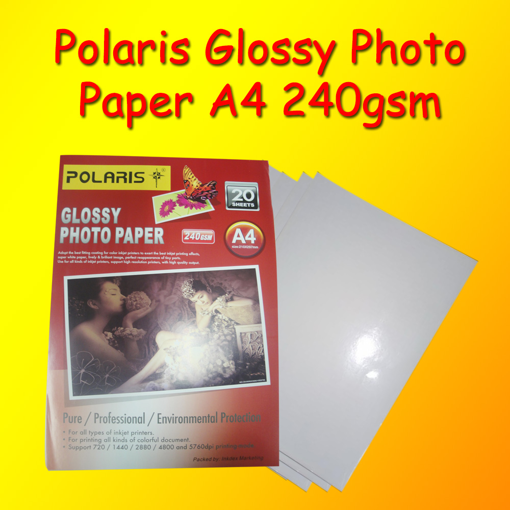 Polaris RC Glossy photo paper 240 gsm A4