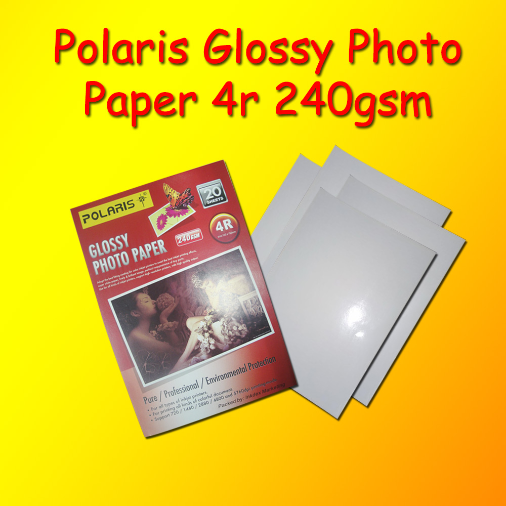 Polaris Rc Glossy photo paper 260 gsm 4R
