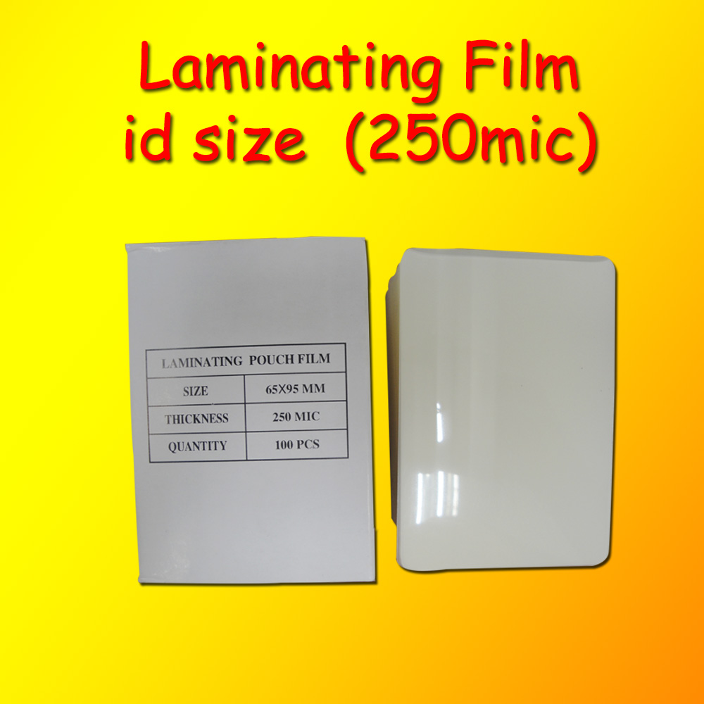250 mic laminating pouch ID size