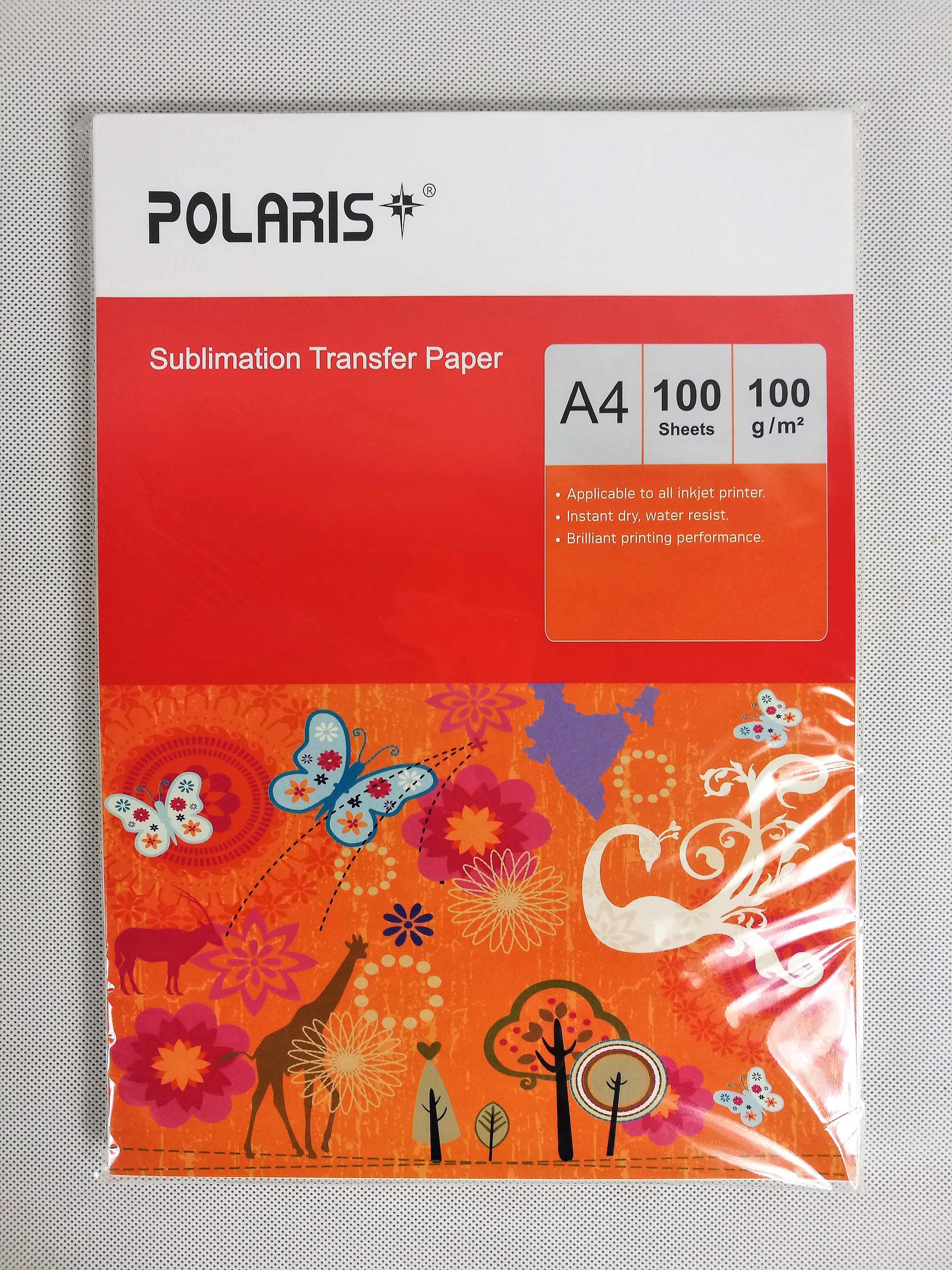 Polaris Sublimation Transfer Paper 100 gsm A4